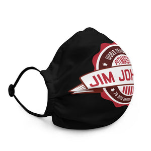 Jim Johnson Logo Screen Print Mask- Black - JimJohnson