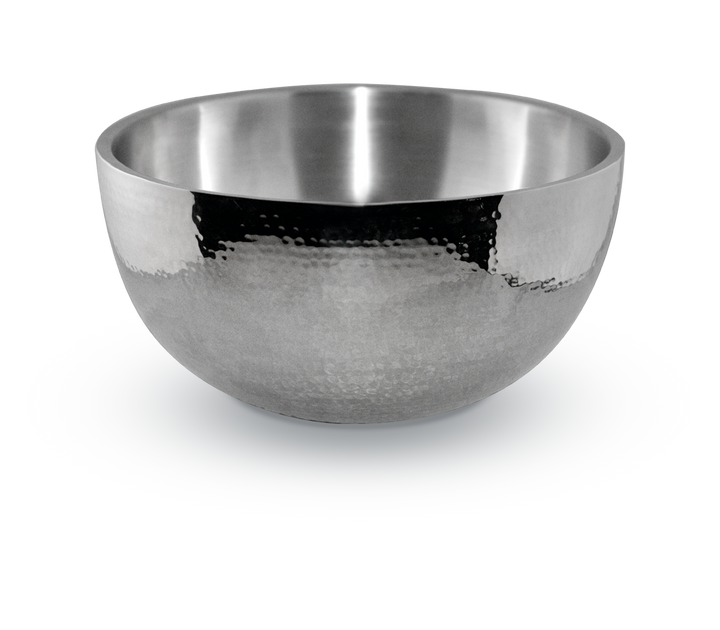 4qt Hammered Double-Wall Bowl - JimJohnson